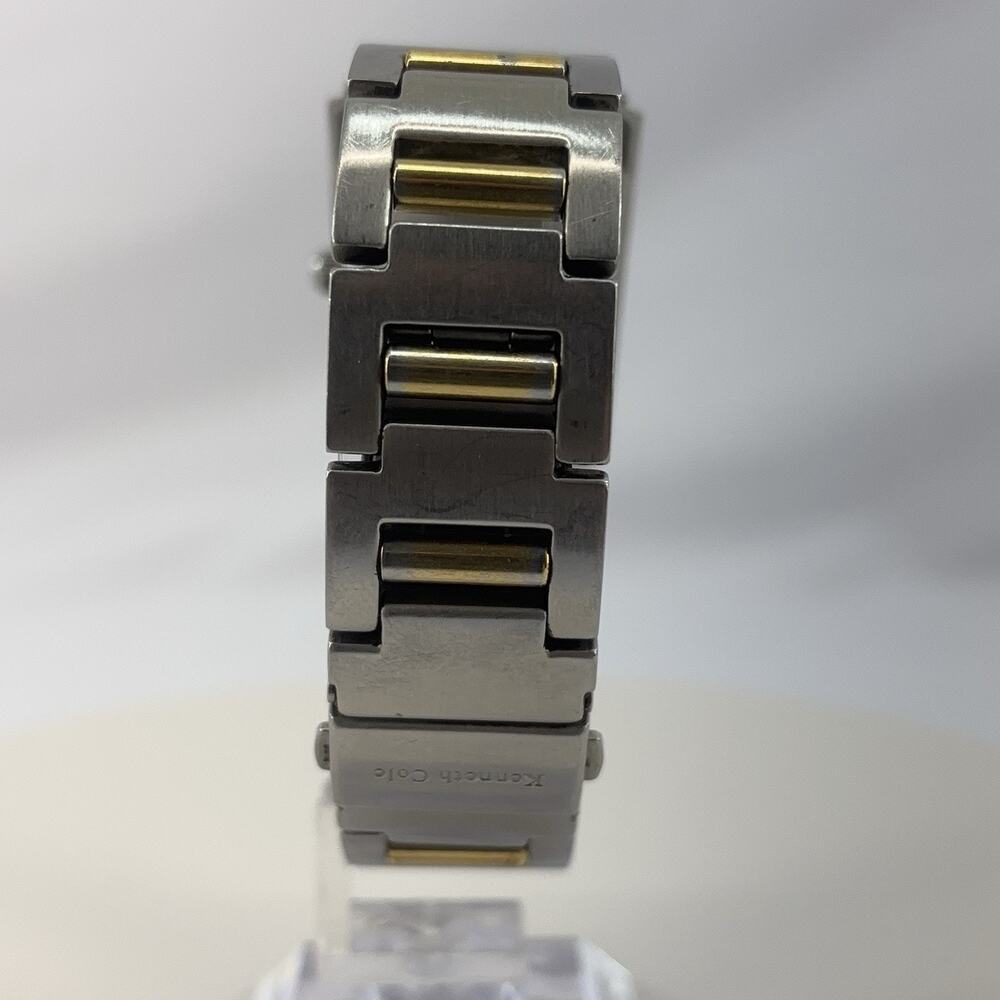 Kenneth Cole Men's Watch, Rectangular Face, Silver Band - Picture 3 of 5